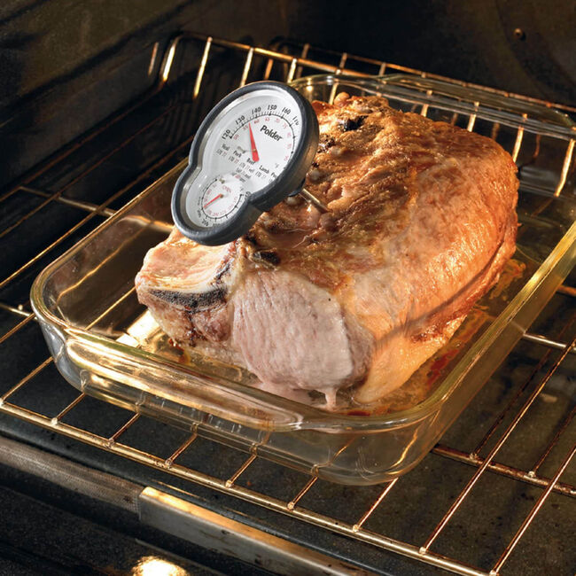 Polder Dual Sensor In-Oven Meat Thermometer