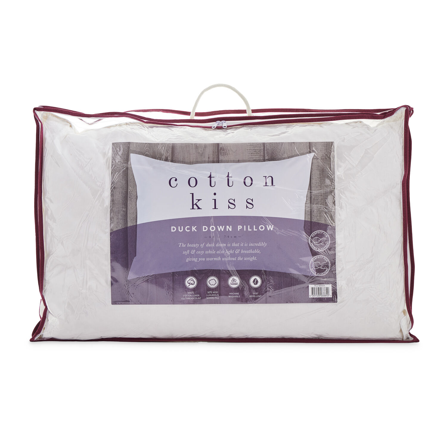 Cotton Kiss Duck Feather Down Pillow