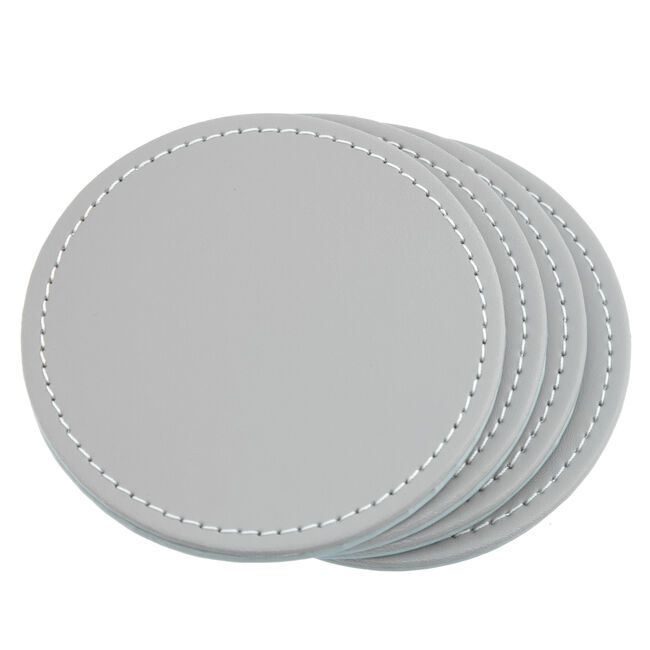 Reversible Round Coasters - Duck Egg & Grey