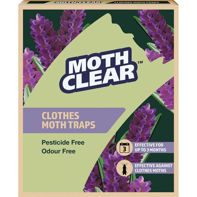 2 Pack Moth Clear Clothes Moth Trap 