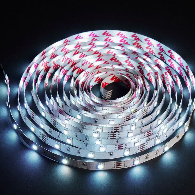 Kleverkit 10m White LED Strip Light