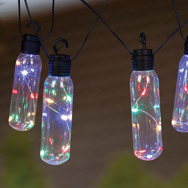 10 LED Bottle Solar String Lights