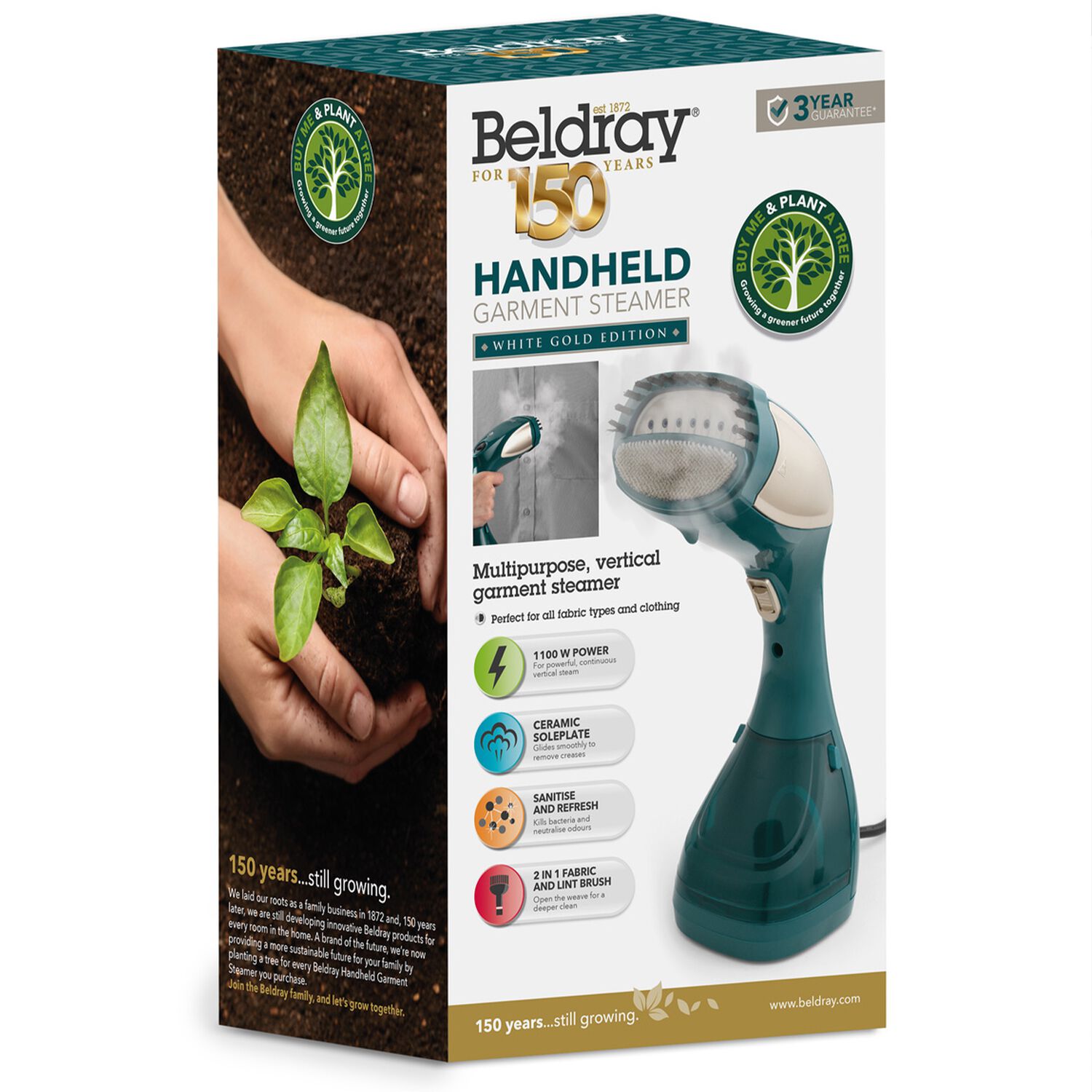 beldray fold away garment steamer