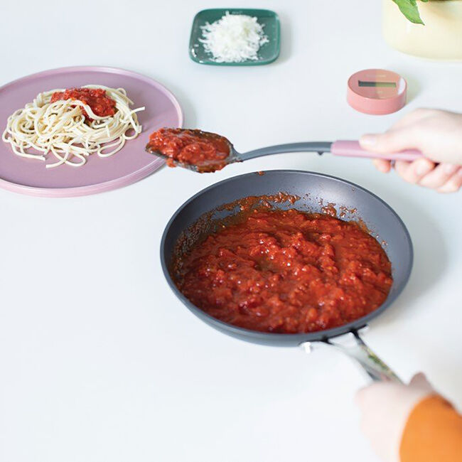 Brabantia Serving Spoon plus Scraper - Grape Red