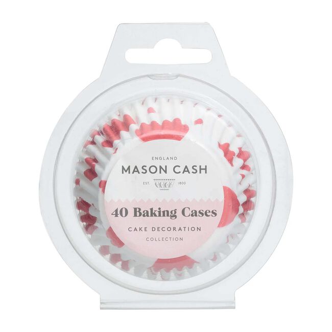 Mason Cash Hearts 40 Cupcake Cases