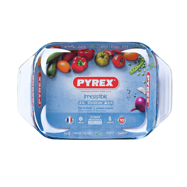 Pyrex® Irresistible Oblong Roaster 31x20cm
