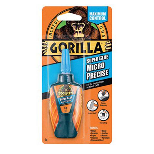 Gorilla 5g Micro Precise Super Glue 
