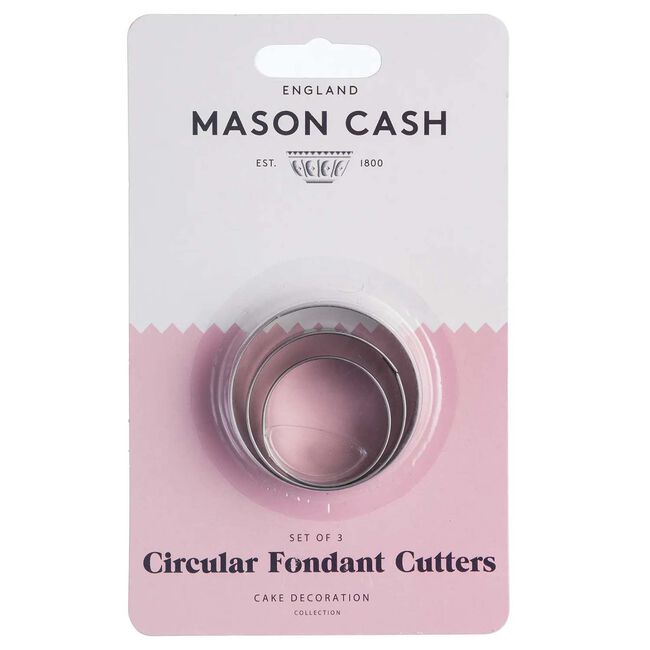 Mason Cash 3 round Mini Fondant Cutters