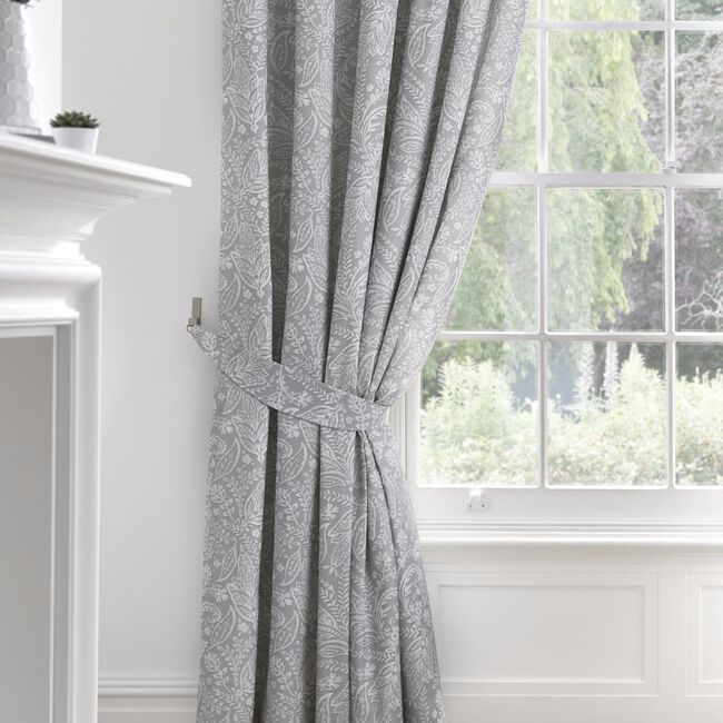 DREAMS & DRAPES PENCIL PLEAT AVELINE Grey 66x54 Curtain