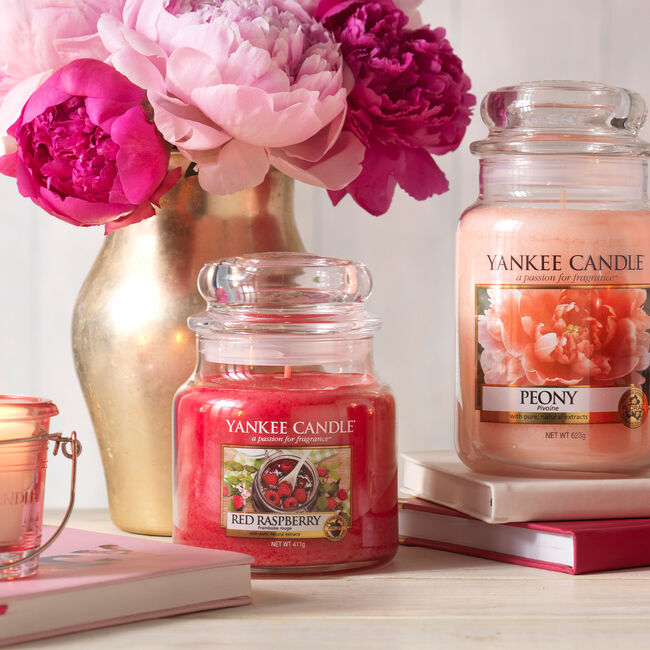 Yankee Candle Red Raspberry Medium Jar