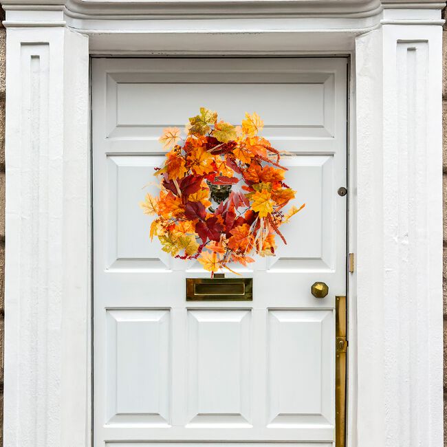 Autumn Maple Leaf Wreath