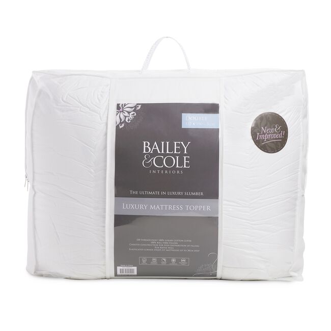 BAILEY & COLE LUXURY SINGLE Mattress Topper