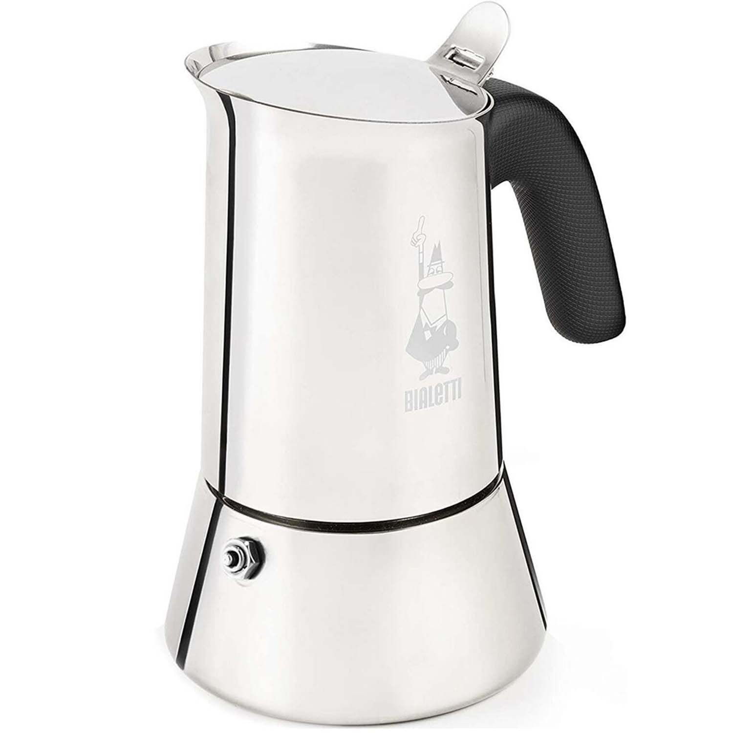 Moka pot outlet for induction hob