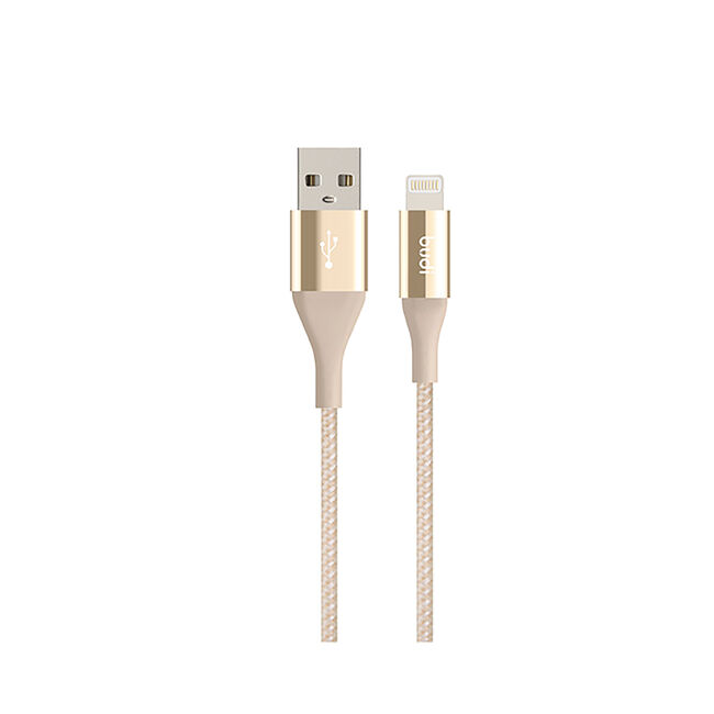 Budi gold Lightning 1.2m Charging Cable