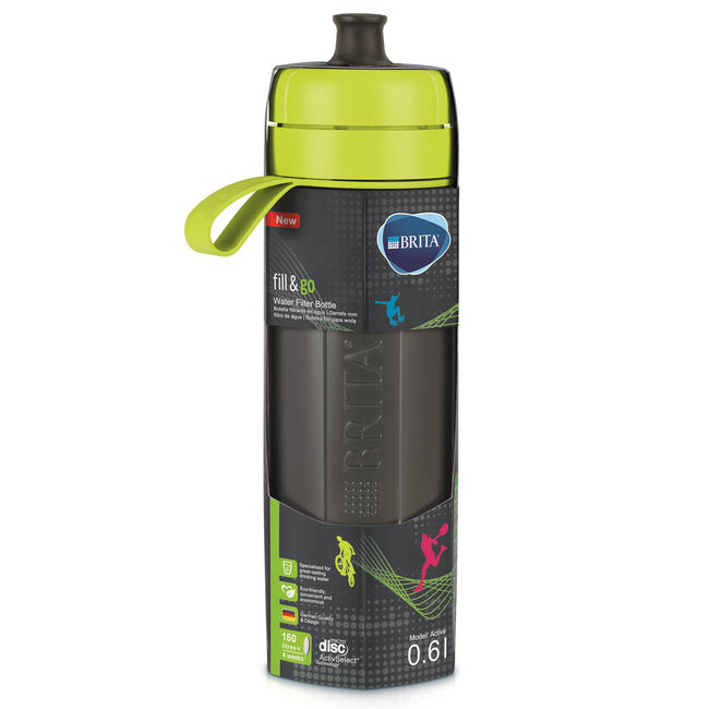 BRITA Fill & Go Lime Active Water Bottle