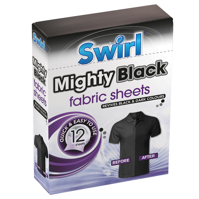 Fabric Magic Mighty Black Fabric Sheets