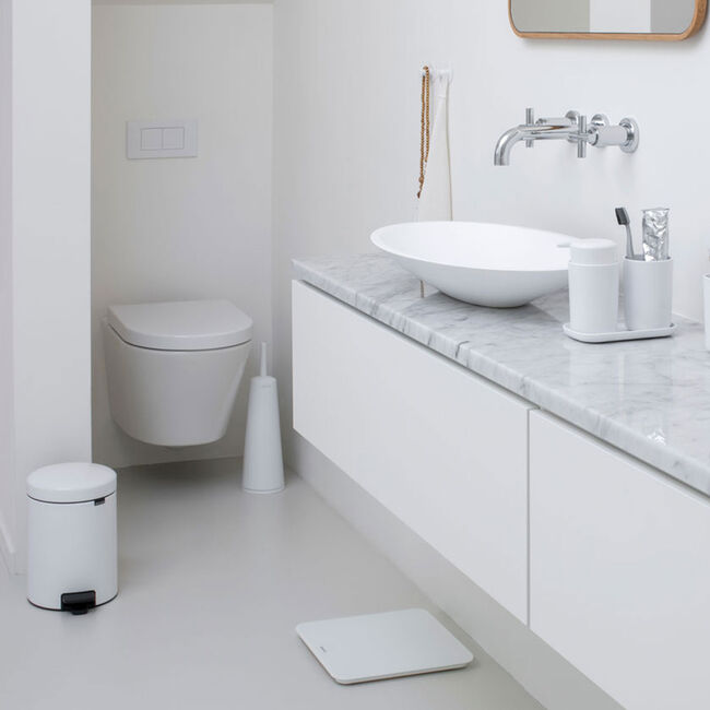 Brabantia Toilet Brush & Holder - White