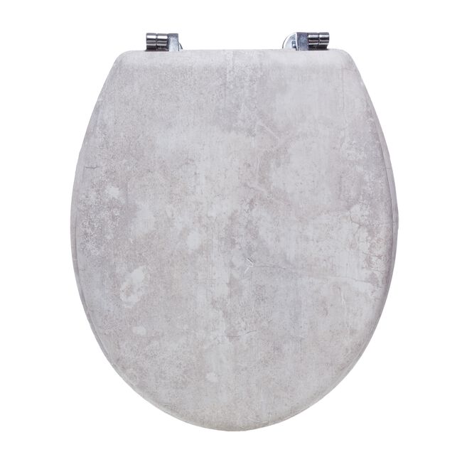 Grey Marble Toilet Seat