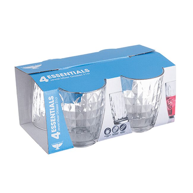 Essential Jewel 4 Hi-Ball Glasses