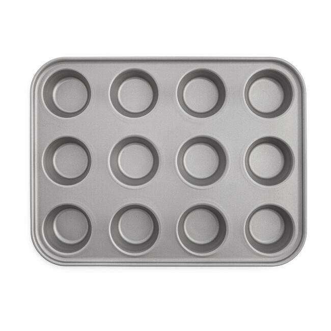 Baker & Salt Silver Muffin Tray 12 Cup