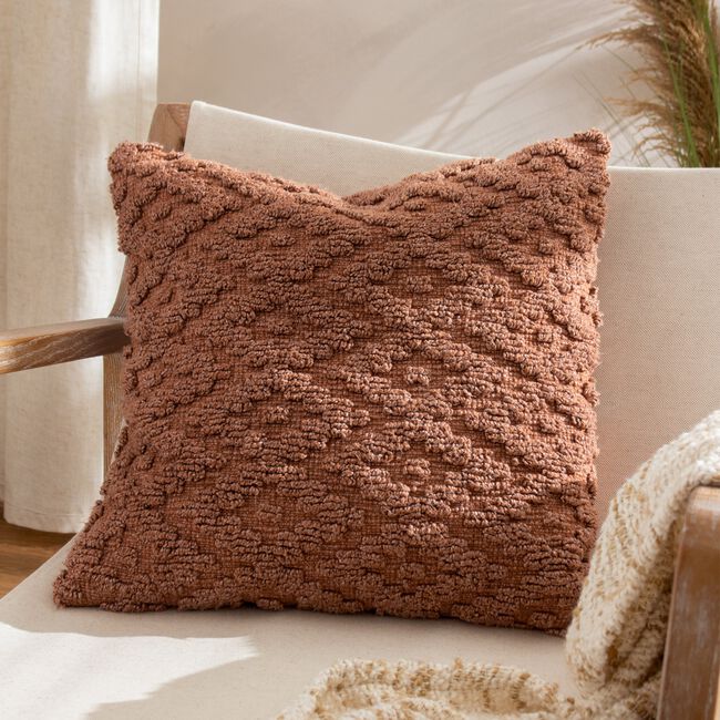 YARD CALVAY BAKED EARTH 50x50 Cushion