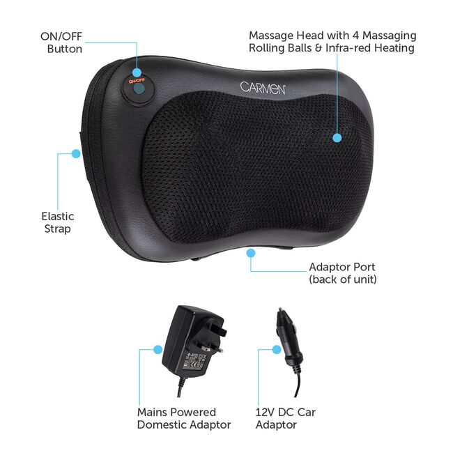 Carmen Shiatsu Massage Pillow