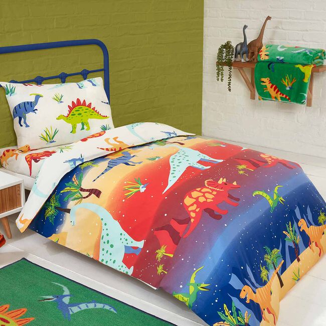 JUNIOR BED DUVET COVER Dino Land