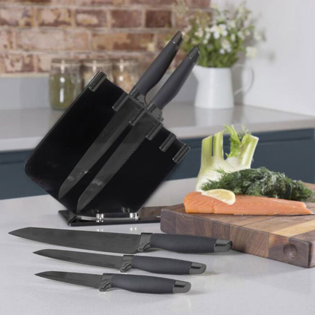 Tower Damascus 5 Piece Knife Set