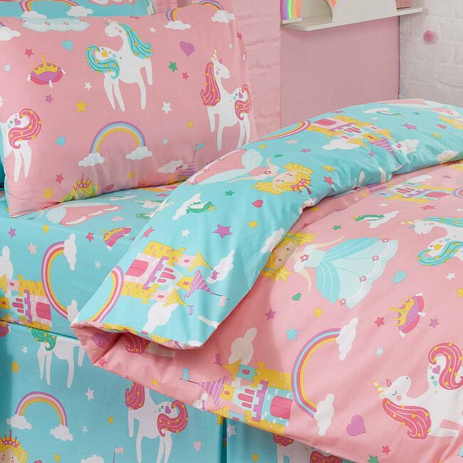 JUNIOR BED DUVET COVER Rainbow Kingdom