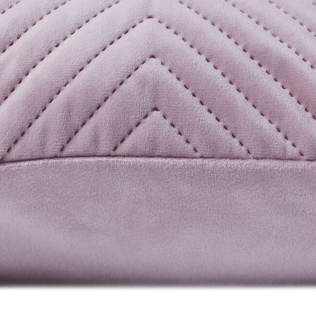 Triangle Stitch Cushion 58x58cm - Mauve