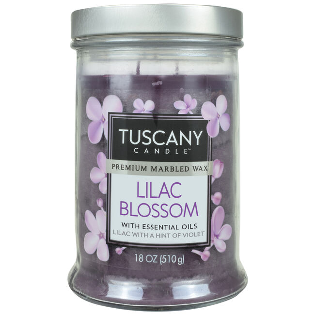 Tuscany 18oz Double Wick Candle Lilac