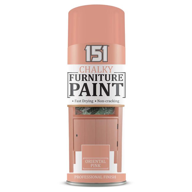 Chalky Finish Furniture Paint Oriental Pink 400ml