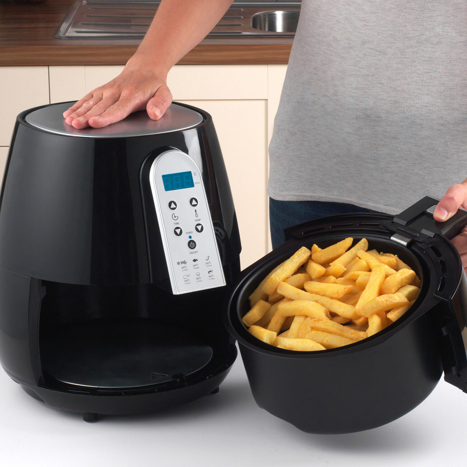 salter xl digital hot air fryer