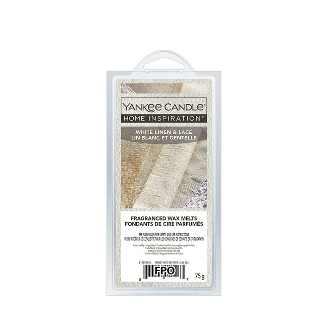 Yankee Candle White Linen & Lace Wax Melt 