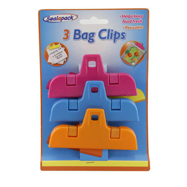 Sealapack Large Bag Clips - Set of 3