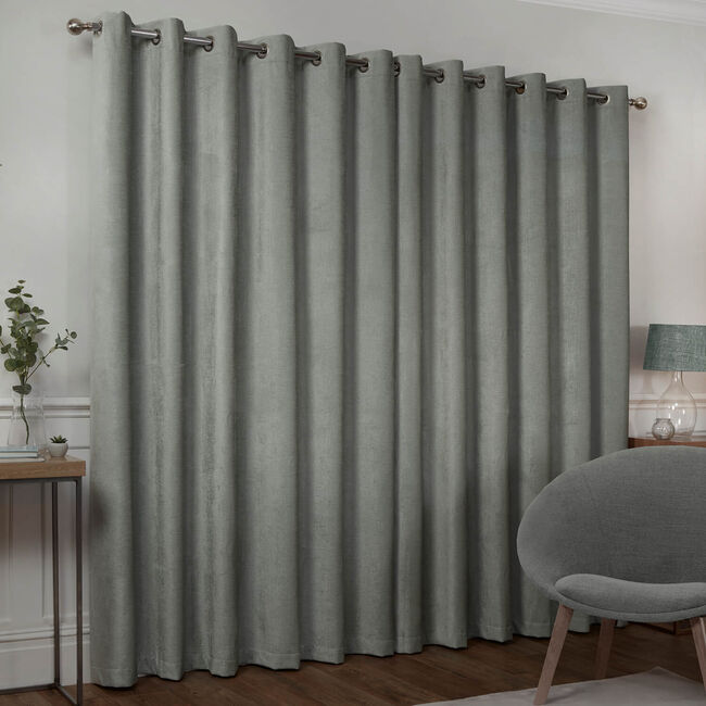 BLACKOUT & THERMAL TEXTURED DUCK EGG 66x90 Curtain