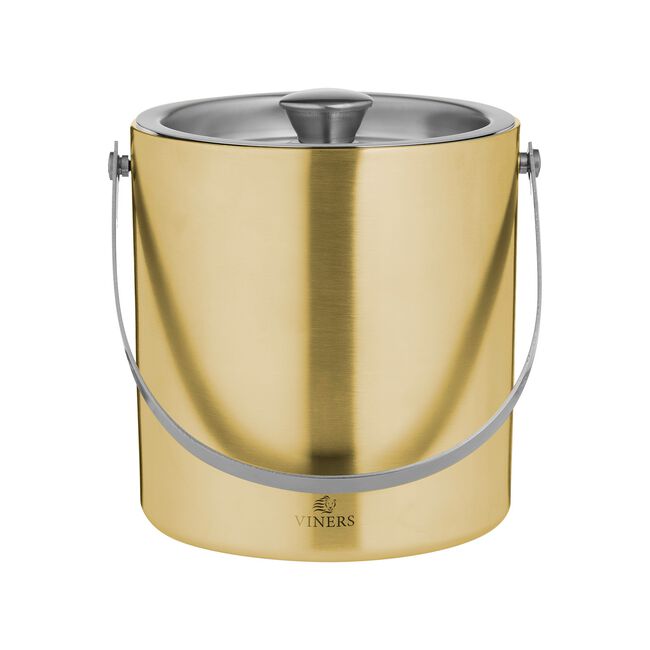 Viners Barware 1.5L Double Wall Ice Bucket - Gold