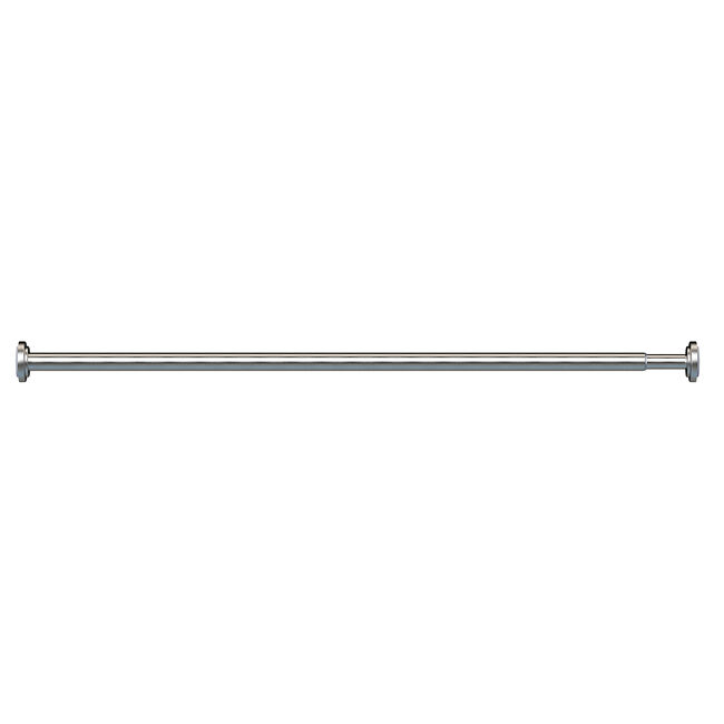 EXTENDABLE TENSION ROD 19mm 45-70cm BR Nickel