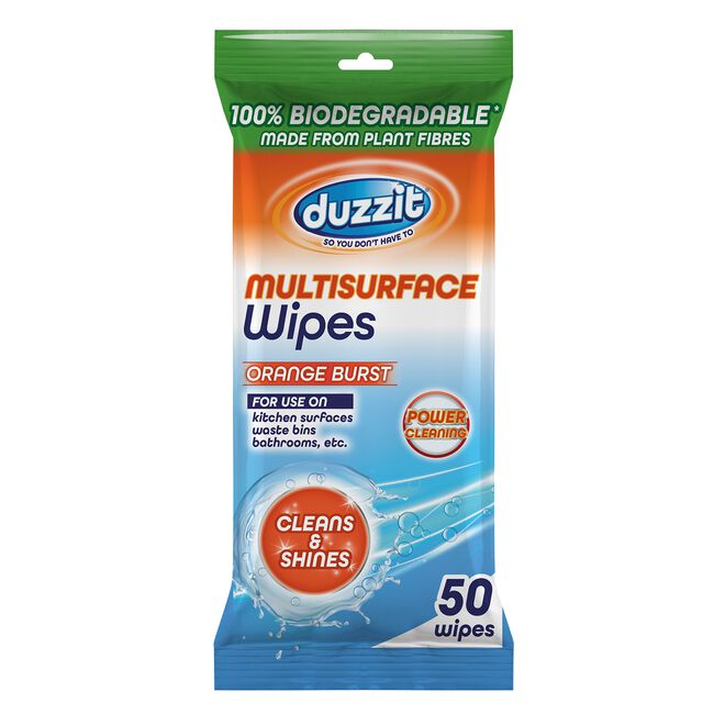 Duzzit Biodegradable Multi-Surface Wipes