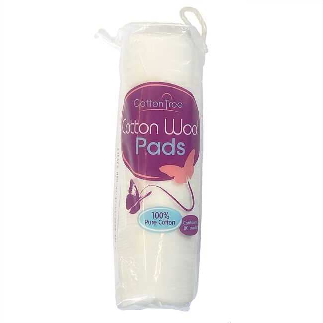 Round Cotton Pads 80 Pack