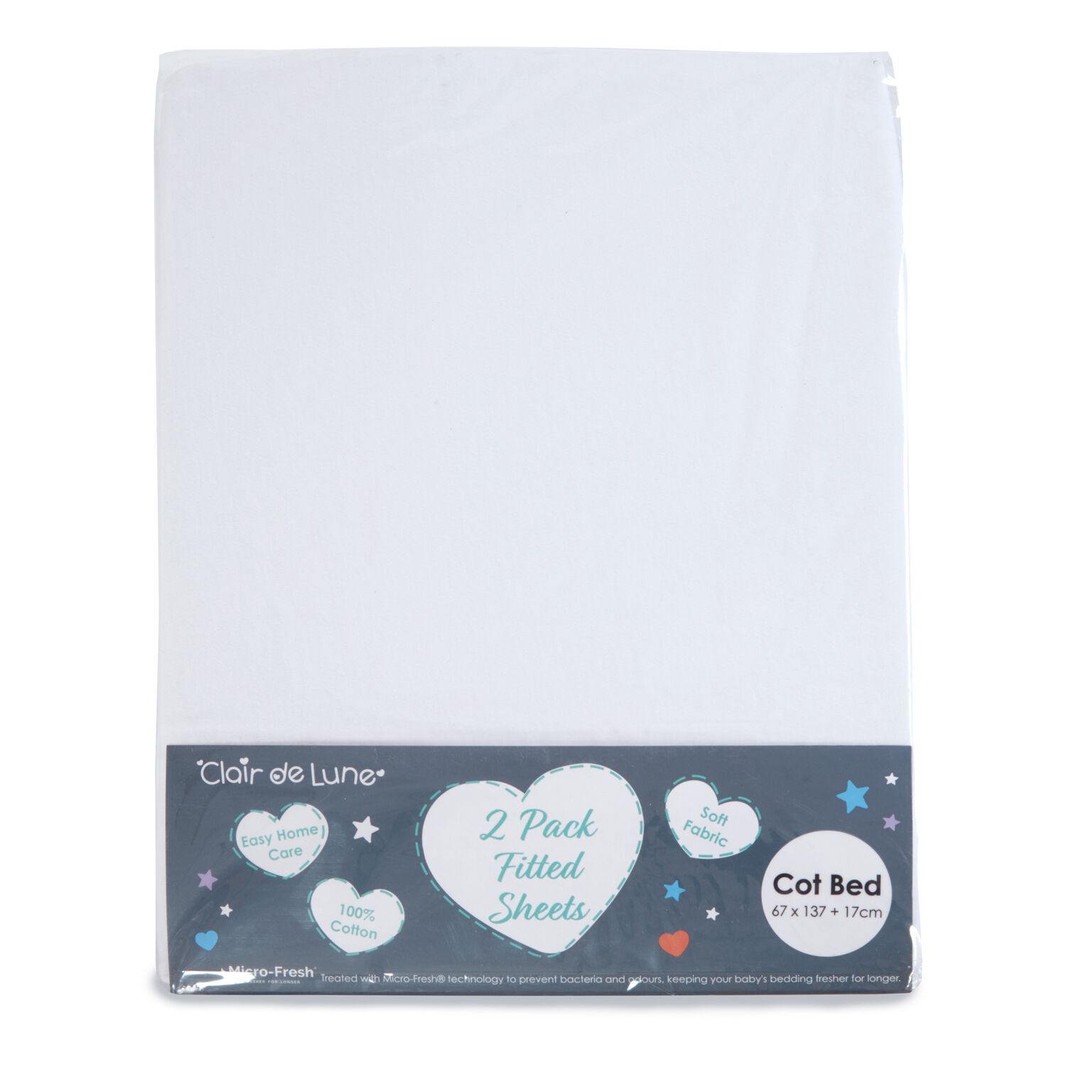 Clair de lune shop fitted moses basket sheets