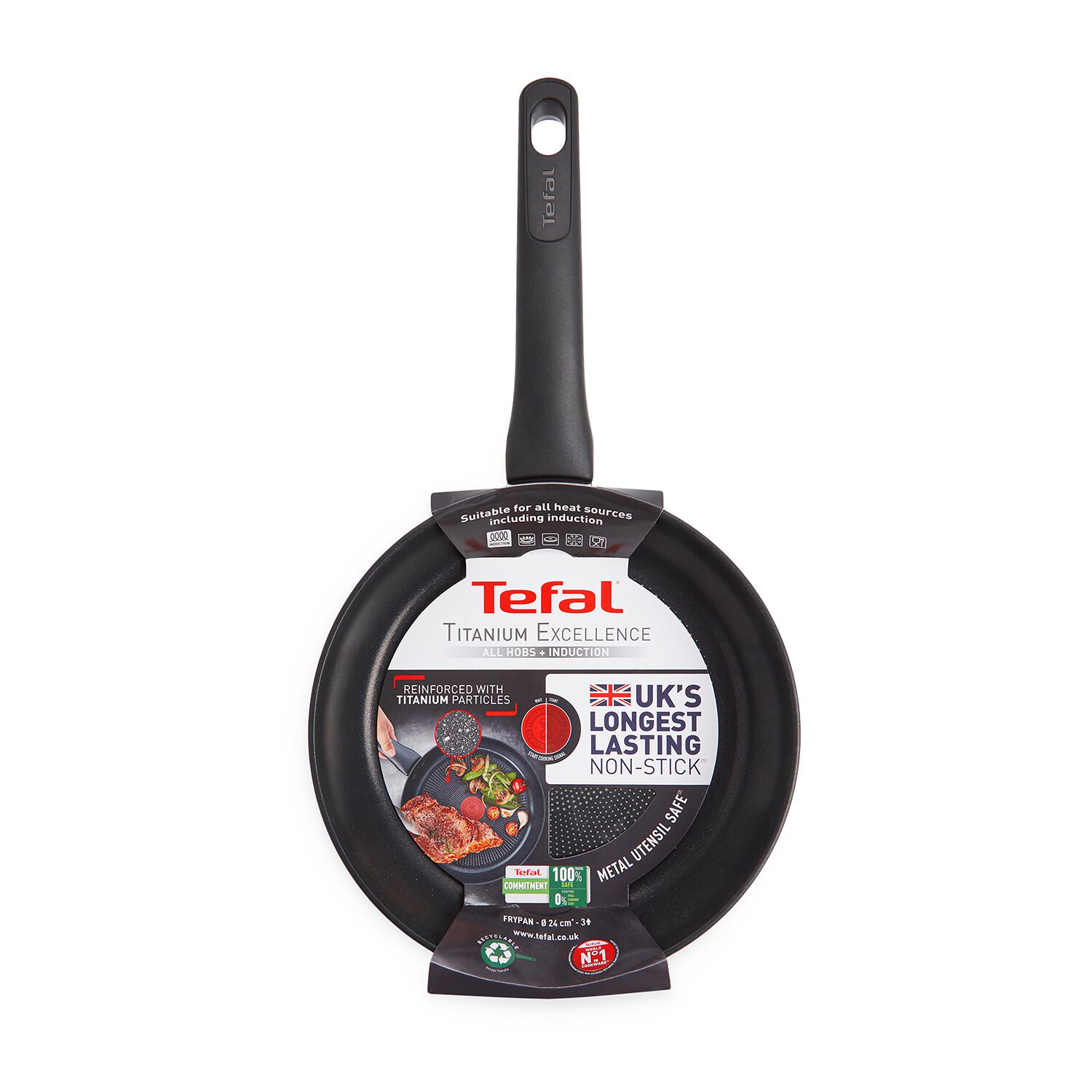  Tefal EXCELLENCE24 Frying Pan G2690432: Home & Kitchen