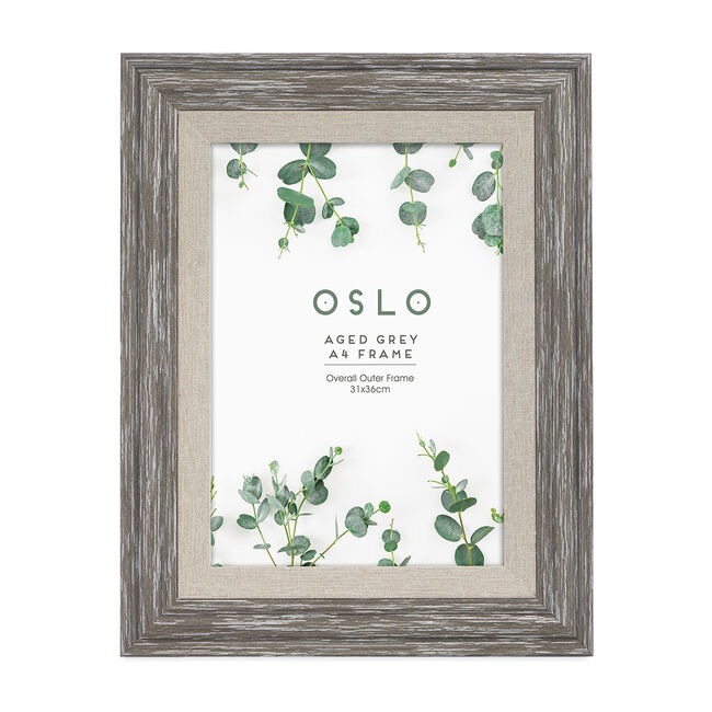 8x10 OSLO AGED GREY Frame 