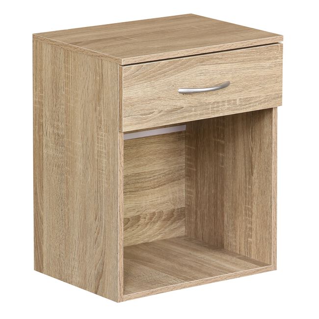 Mayfair Oak Effect 1 Drawer Bedside Locker