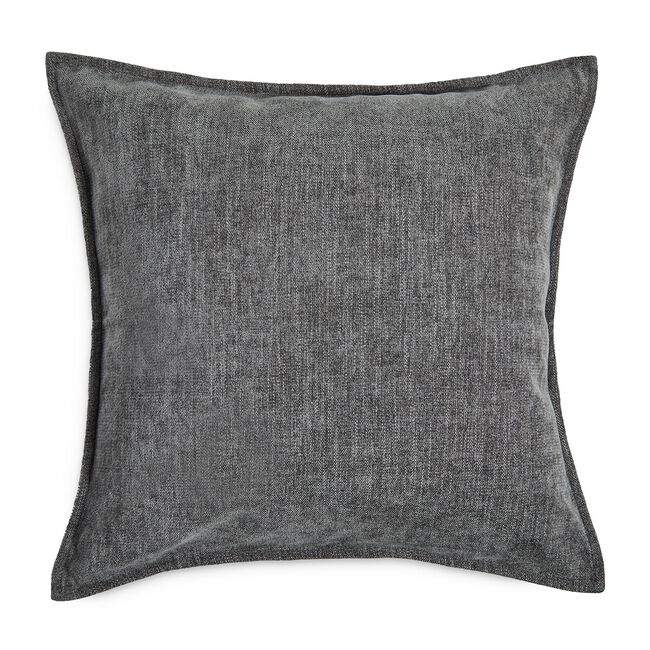 REVERSIBLE CHENILLE GREY 2PK 45X45 Cushion Covers