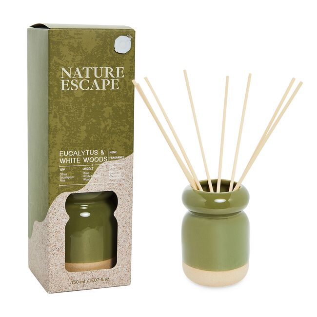 Nature Escape Eucalyptus White Woods Reed Diffuser