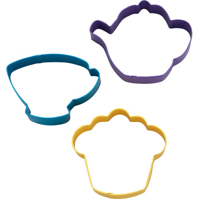 Wilton Tea Party 3 Cookie Cutter Set