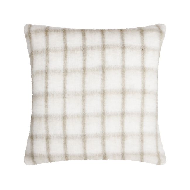 YARD YARROW MOHAIR NATURAL 45x45 Cushion