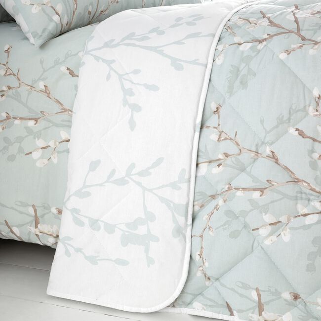 Nicole Day Jess Bedspread 200cm x 220cm - Sage