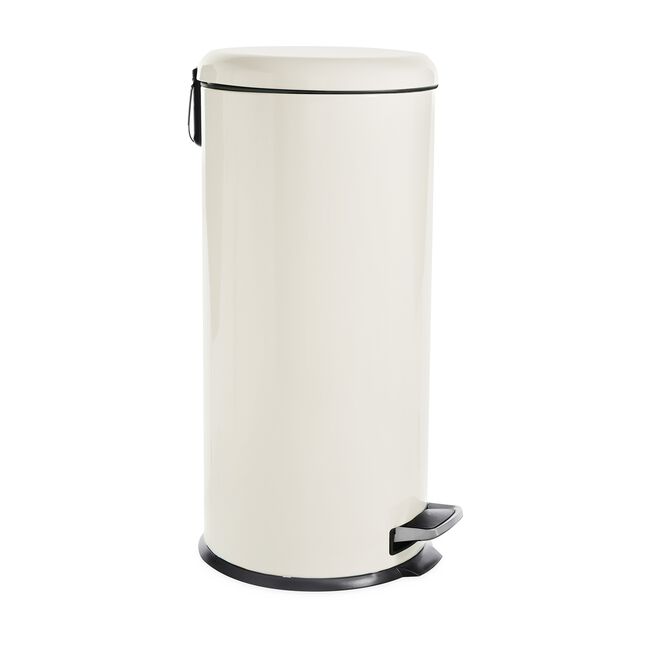 30L Forma Cream Kitchen Pedal Bin